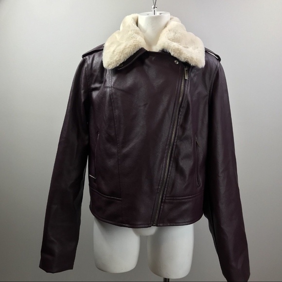 And Eawy Jackets & Blazers - And Moto Eawy Size L NWT Leather Jacket.